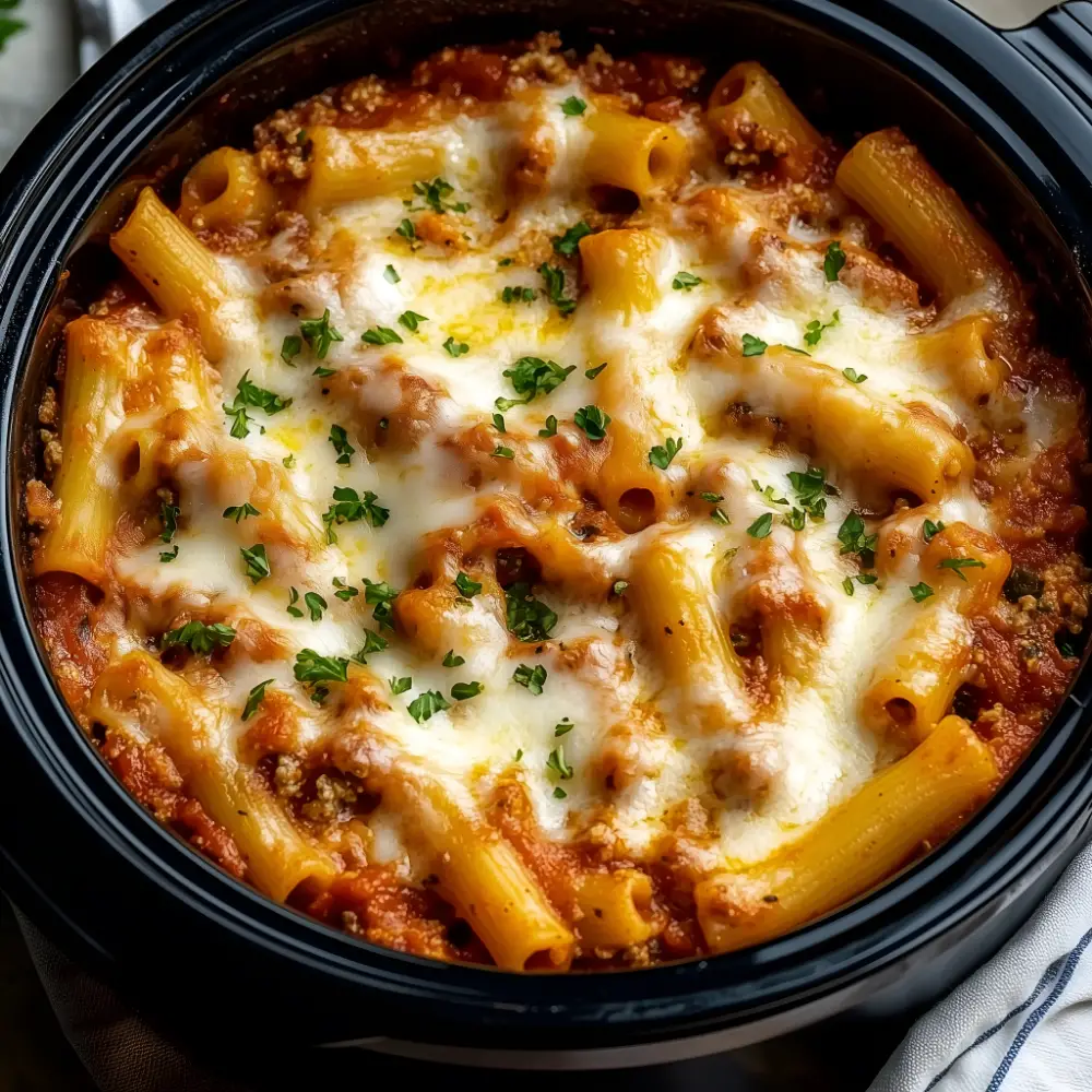 Crockpot Baked Ziti