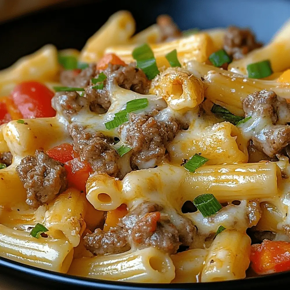 Philly Cheesesteak Pasta