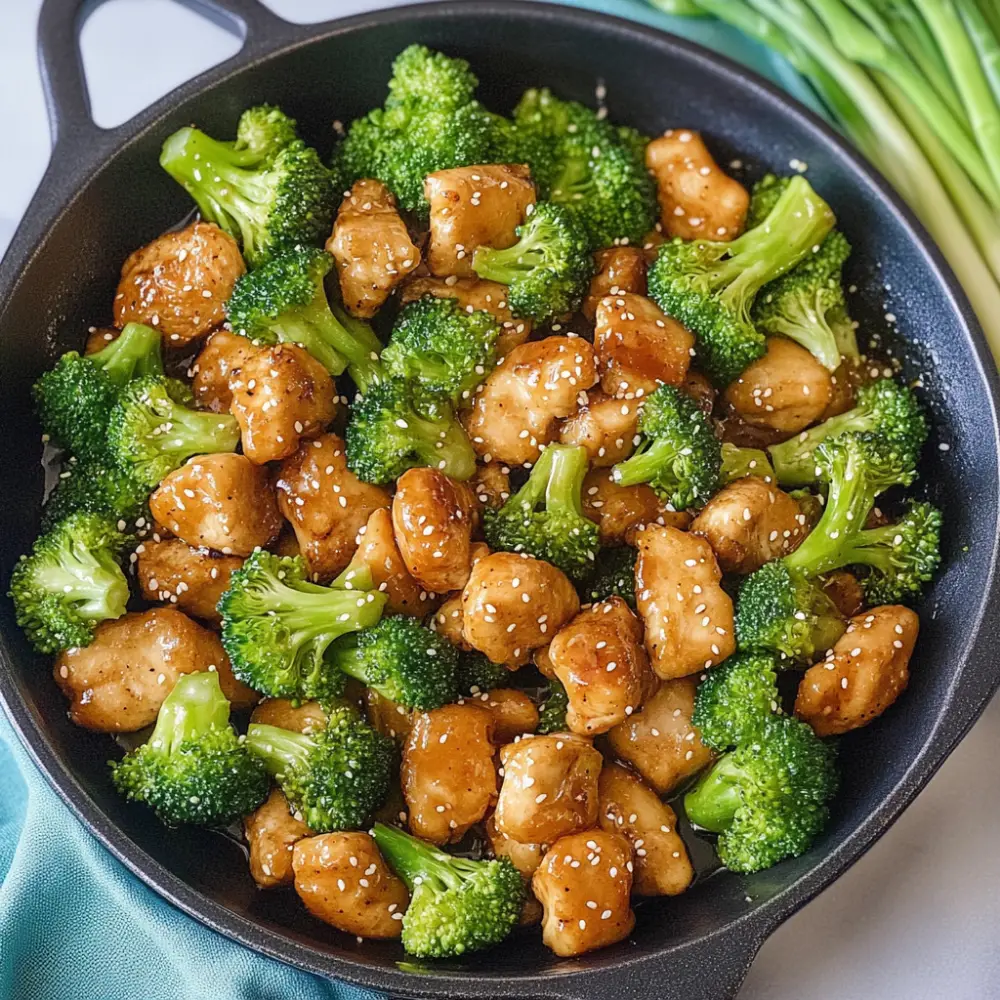 Honey Sesame Chicken and Broccoli