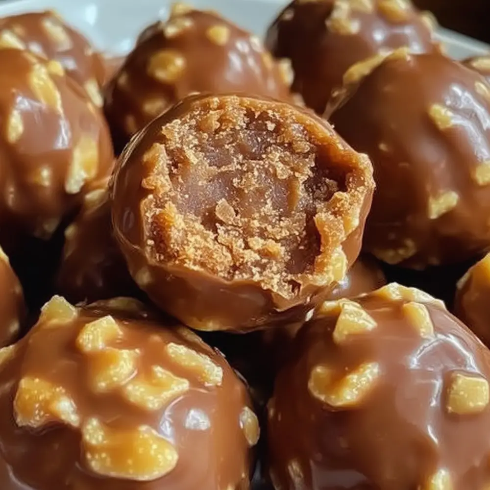 Chocolate-Covered Butterfinger Balls