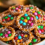 Rolo Pretzels with M&M Candies