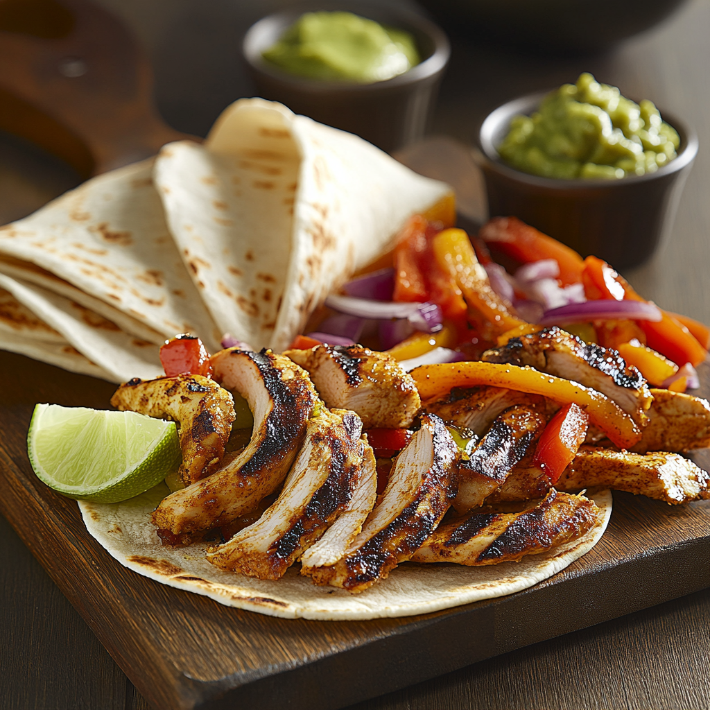 the Best Chicken Fajitas EVER