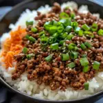 Korean Ground Beef Bowl