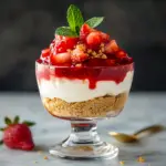 Strawberry Cheesecake Cup 3 Strawberry Cheesecake Cup