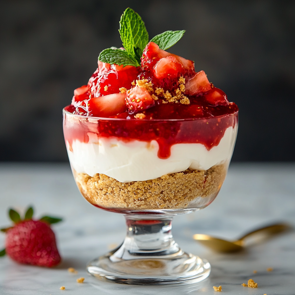 Strawberry Cheesecake Cup