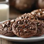 Bakery-Style Double Chocolate Chip Cookies 3 Bakery-Style Double Chocolate Chip Cookies