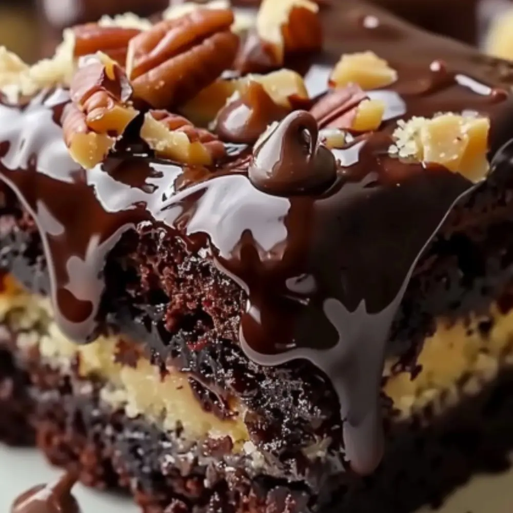 German Chocolate Poke Cake Recipe