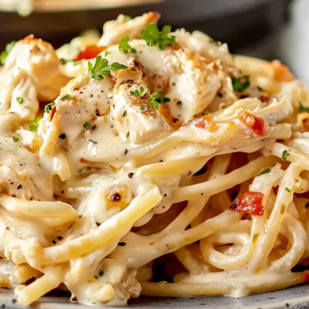 Creamy Spaghetti Chicken