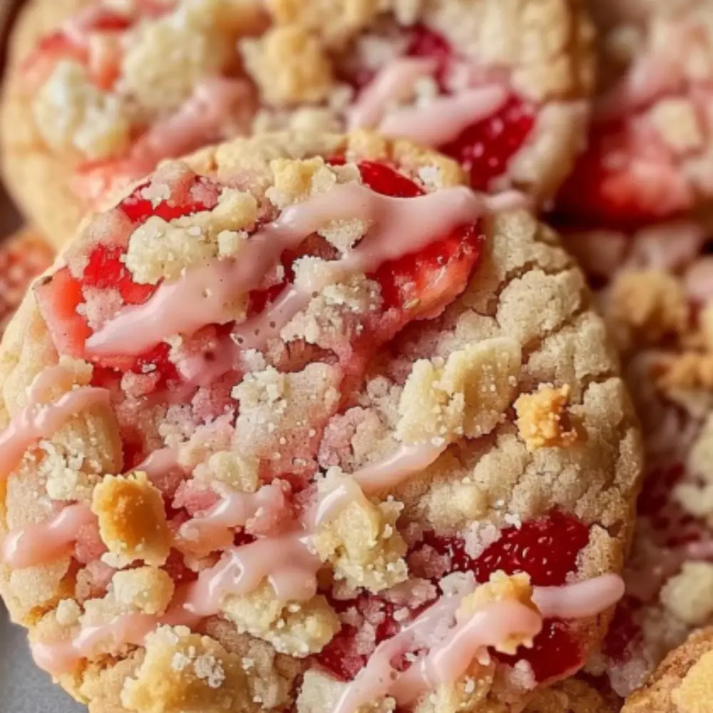 Strawberry Crunch Cookies Recipe