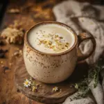 Honey Chamomile Tea Latte 3 Honey Chamomile Tea Latte