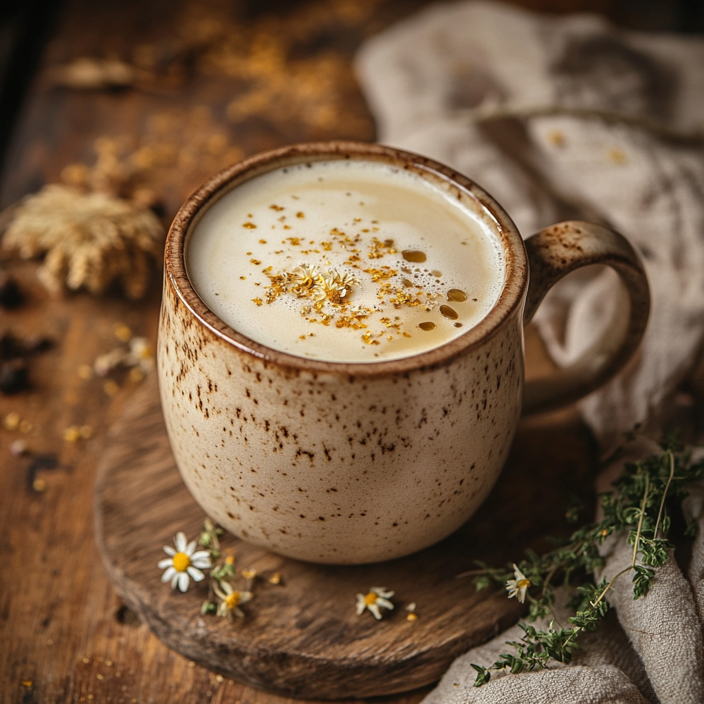 Honey Chamomile Tea Latte