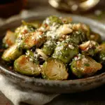 Garlic Parmesan Roasted Brussels Sprouts 3 Garlic Parmesan Roasted Brussels Sprouts