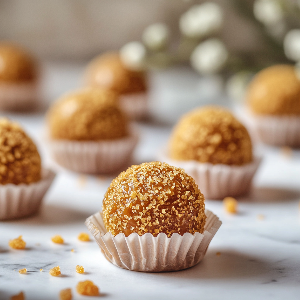 Spring Caramel Crisp Truffle Treats