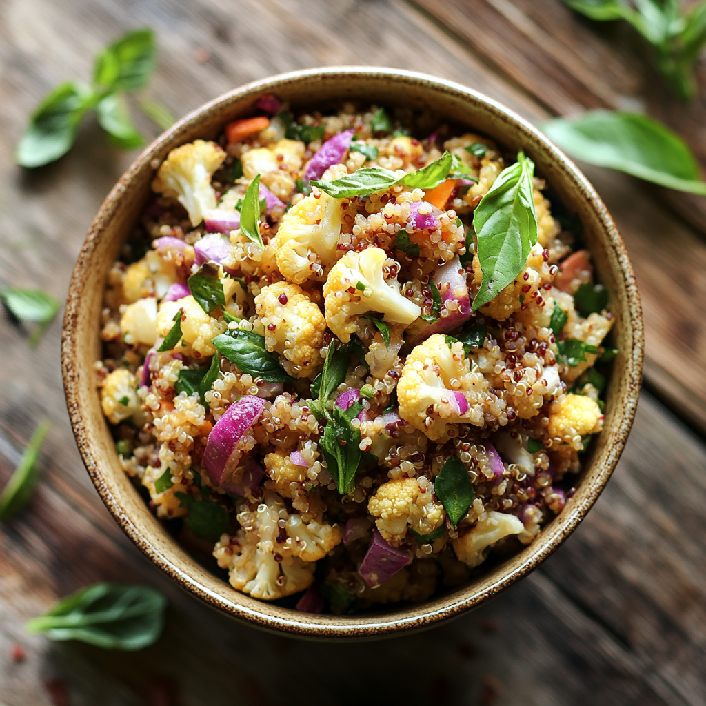 Cauliflower Quinoa Salad
