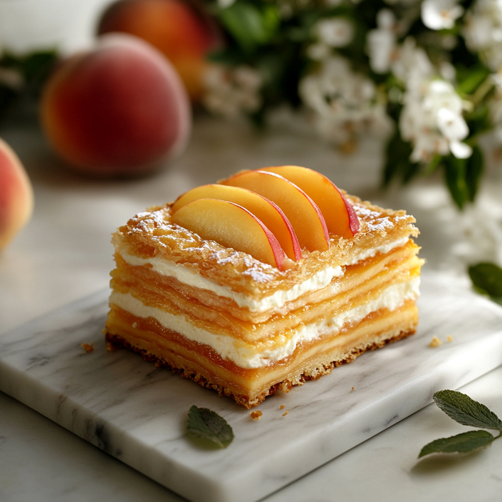 Black tea peach milleleuca