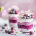 Spring Berry Blossom Chia Parfaits 3 Spring Berry Blossom Chia Parfaits