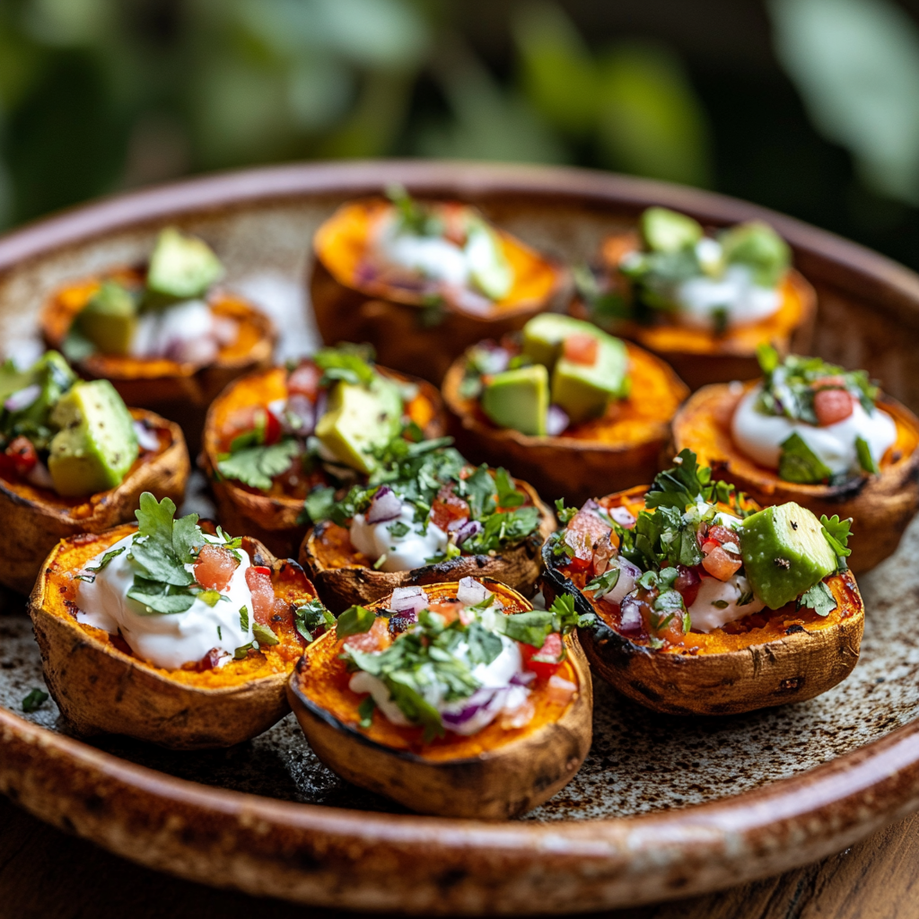 Loaded Sweet Potato Bites