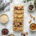 Energy Bars with Dried Fruits and Nuts