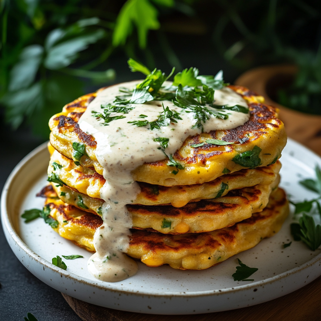 Herbed Chickpea Pancakes