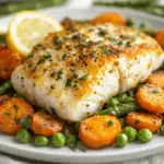 Baked Cod with Spring Vegetables