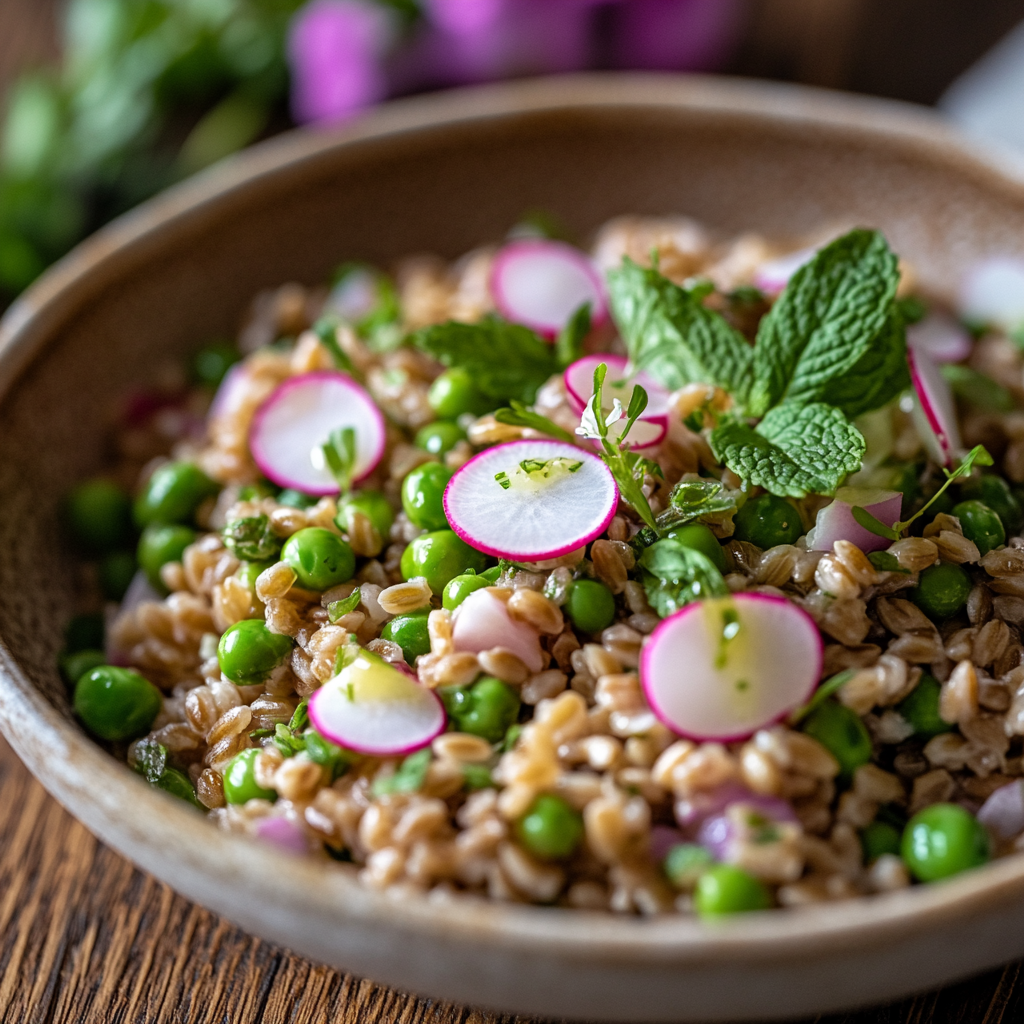 Spring Farro Salad