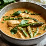 Spring Coconut Red Curry with Asparagus and Chicken 3 Spring Coconut Red Curry with Asparagus and Chicken