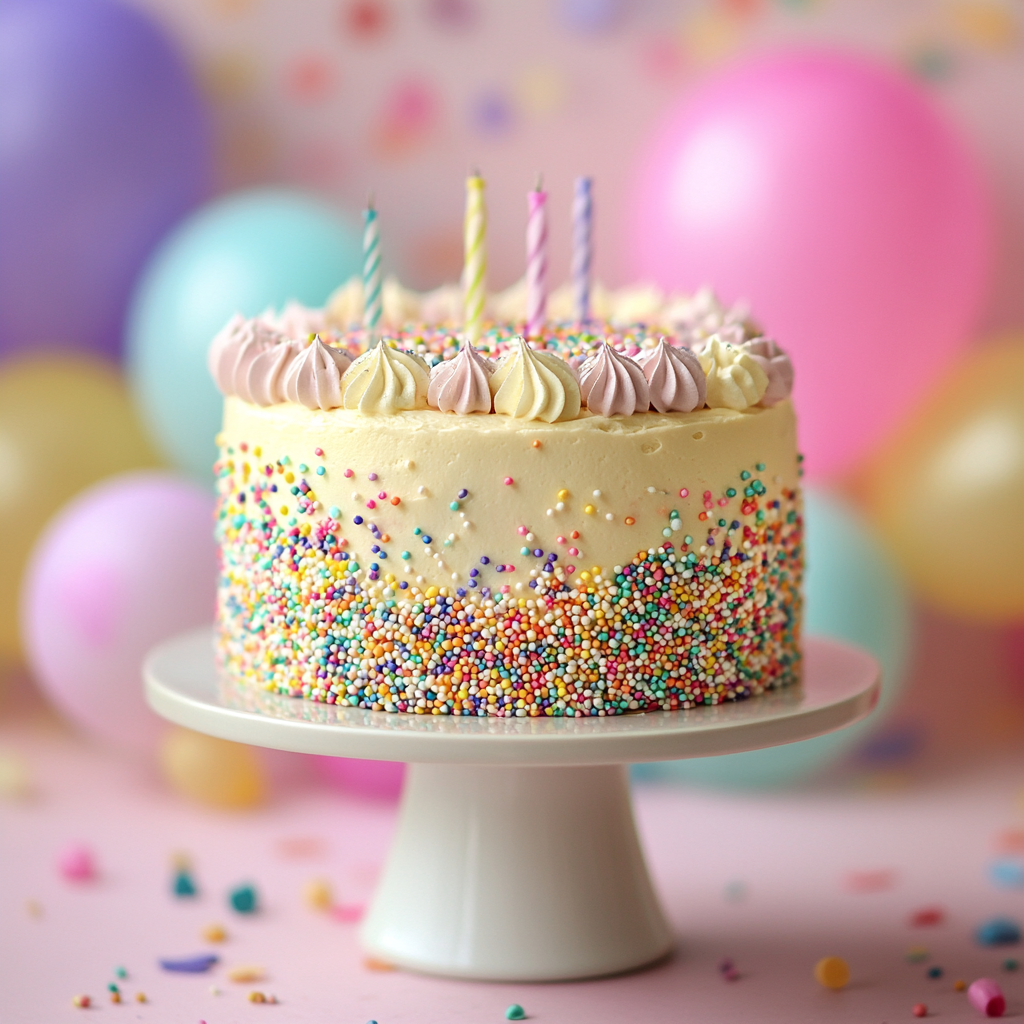 Strawberry Funfetti Celebration Cake