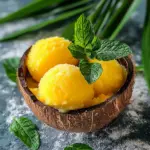 Vegan Mango Sorbet 3 Vegan Mango Sorbet