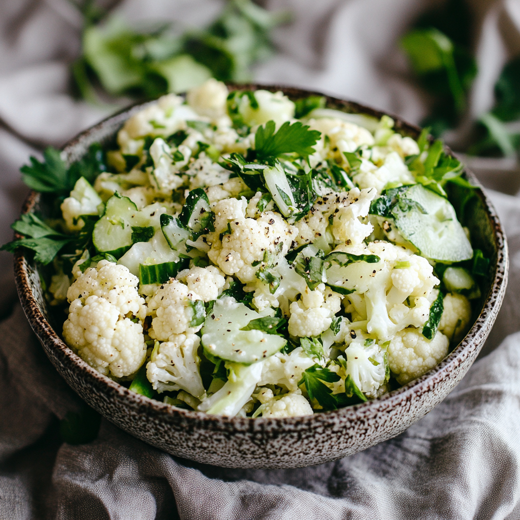 Spring Detox Cauliflower Salad
