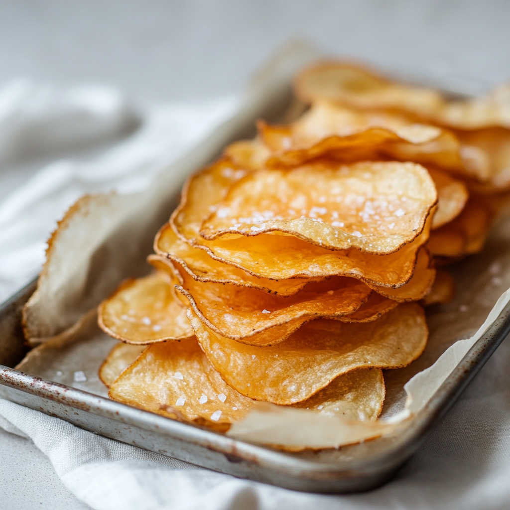 Two Ingredient Oil Free Chips