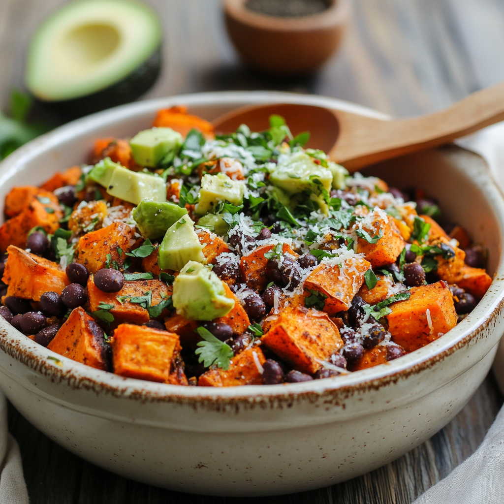 Sweet Potato Black Bean Casserole