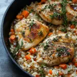 Spring Herb Chicken Rice Skillet 3 Spring Herb Chicken Rice Skillet
