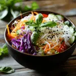 Spring Roll Salad 3 Spring Roll Salad