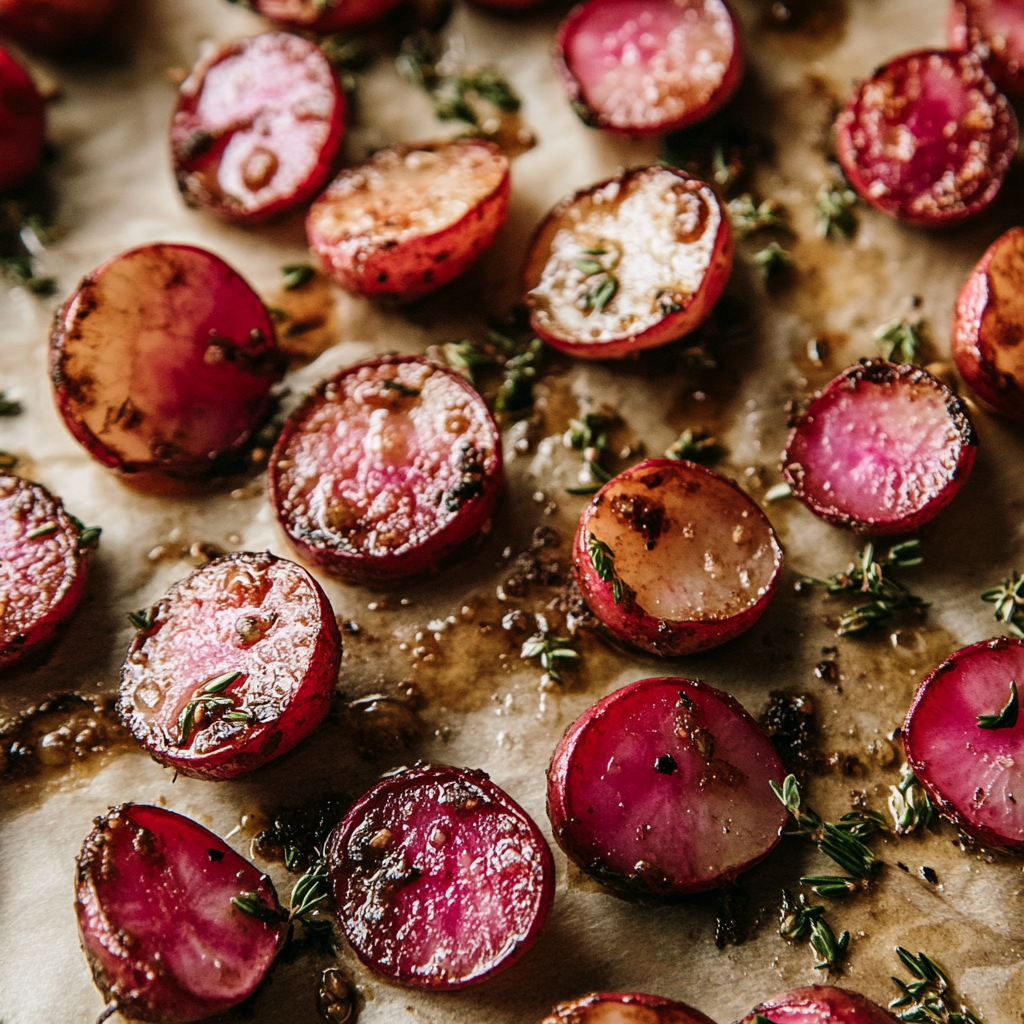 Simple Roasted Radishes