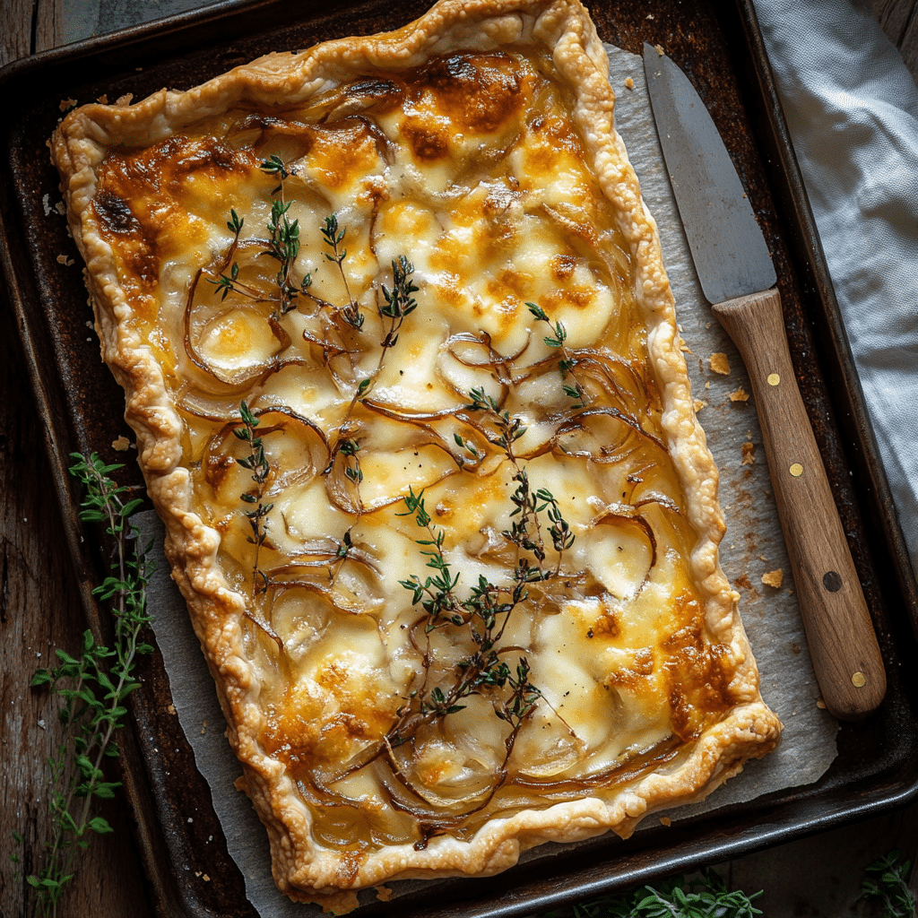 Caramelized Onion and Cheese Tart