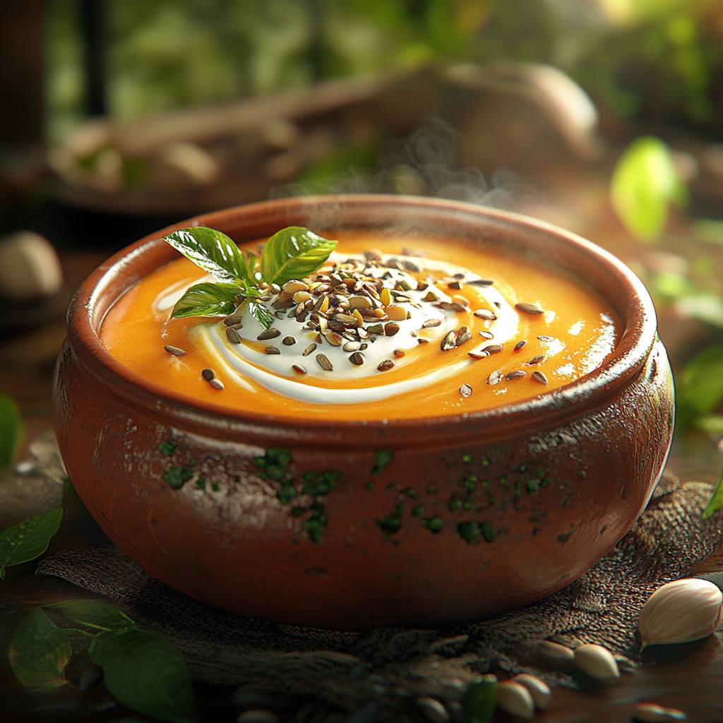 Vegan Carrot Ginger Soup
