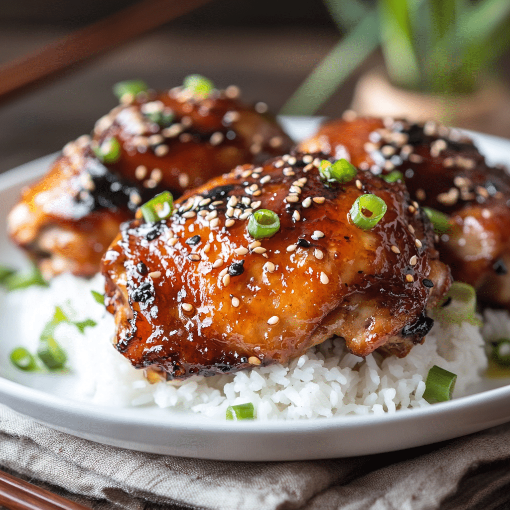Honey Glazed Chicken with Sesame