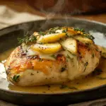 Spring Apple-Brie Chicken with Herb Glaze 3 Spring Apple-Brie Chicken with Herb Glaze
