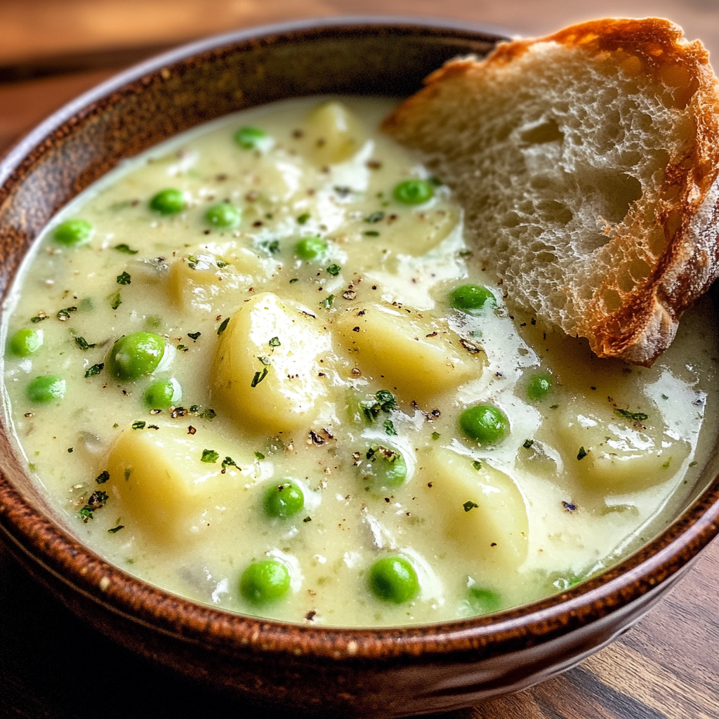 Potato and Pea Chowder Recipe