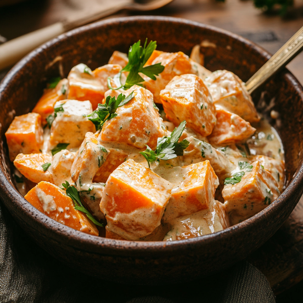 Creamy Sweet Potato Salad Recipe