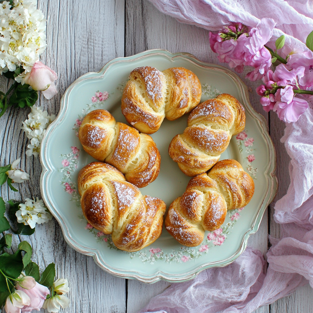 Easter Vegan Brioche Bunnies
