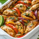 Easy Chicken Fajita Casserole 3 Easy Chicken Fajita Casserole