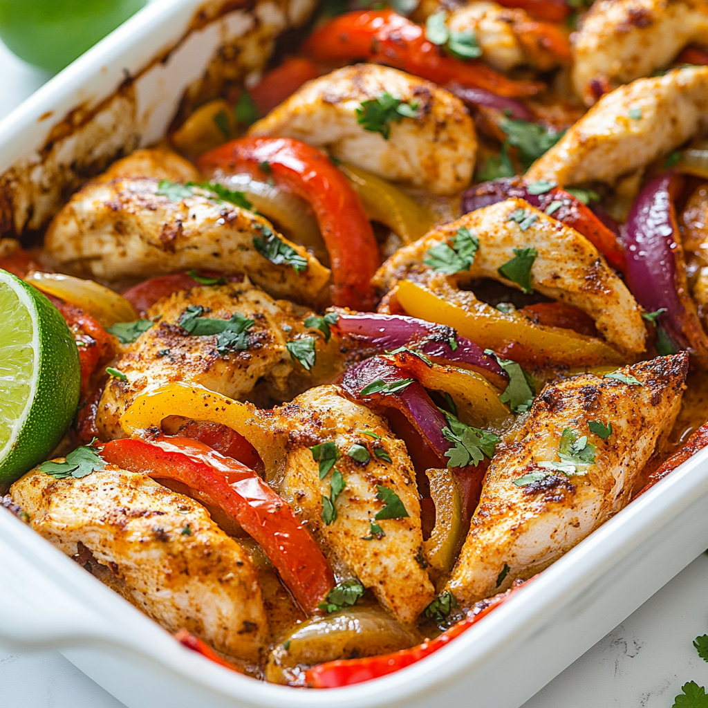 Easy Chicken Fajita Casserole