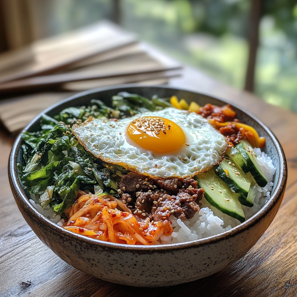 Bibimbap (Korean Mixed Rice Bowl)