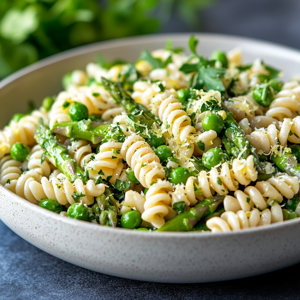 Lemony Spring Pasta Salad