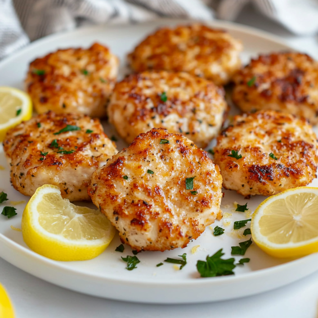Spring Lemon-Parmesan Chicken Cutlets