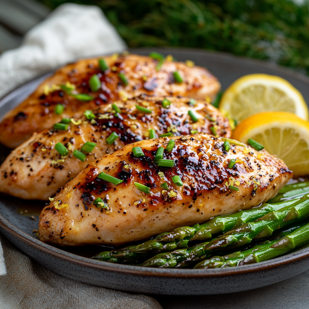 Honey Lemon Chicken Asparagus