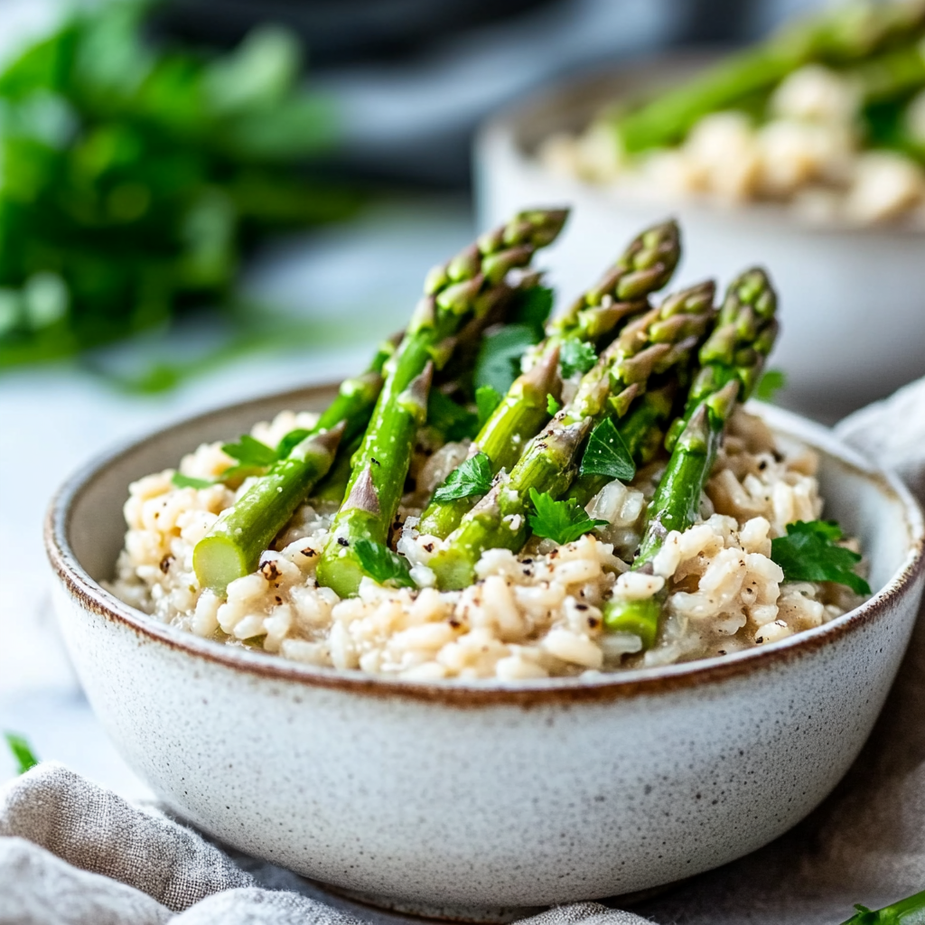 Vegan Asparagus Risotto