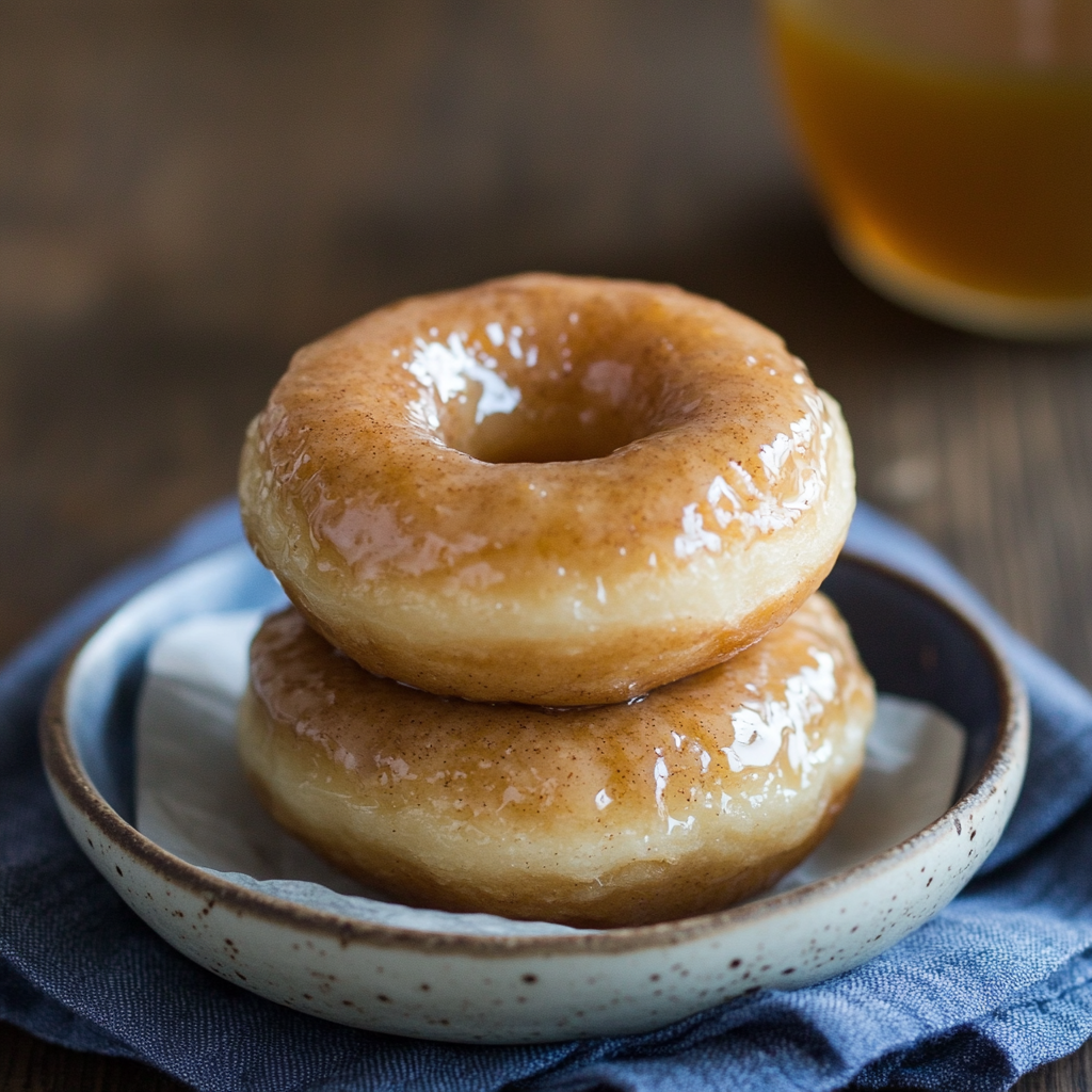 Apple Cider Mochi Donuts