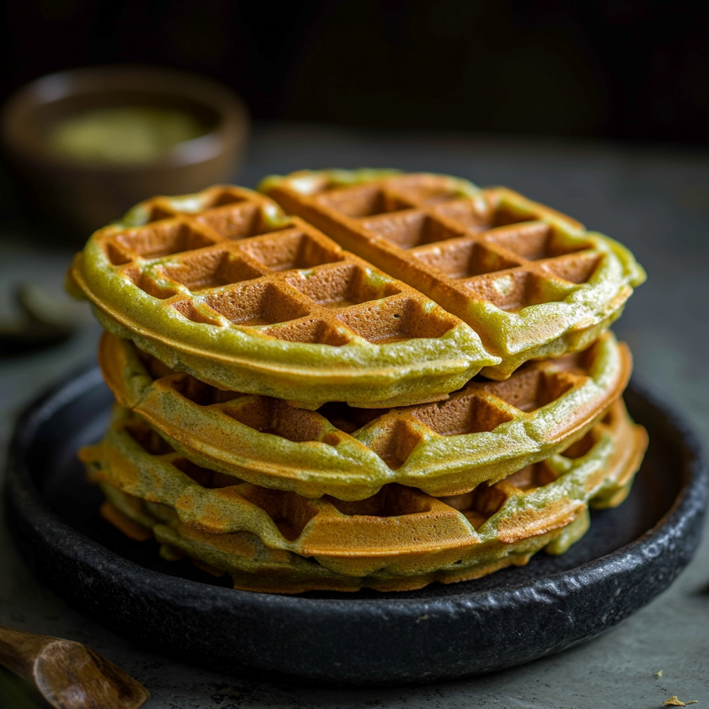 Pandan Waffle